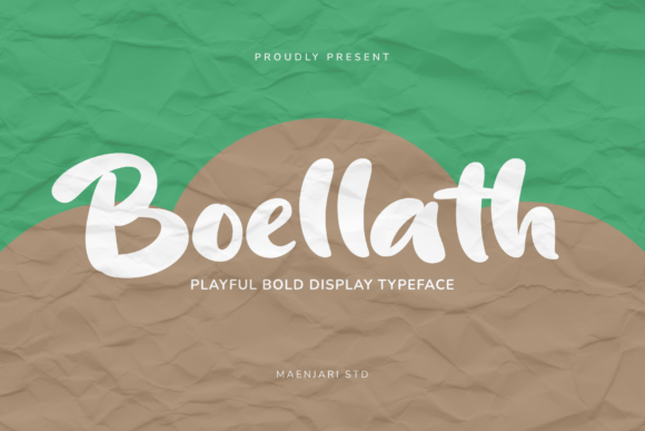 Boellath: The Playful Font That Elevates Crafting and Food Packaging Designs