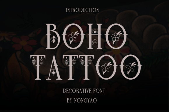 Boho Tattoo: A Fusion of Mysticism and Modern Typography