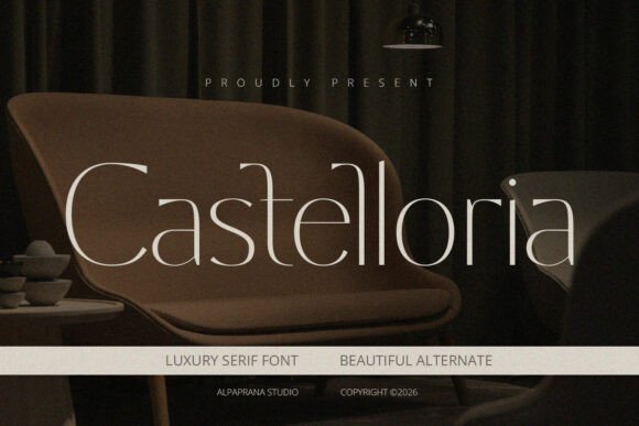 Castelloria: A Modern Serif for Contemporary Branding and Editorial Design