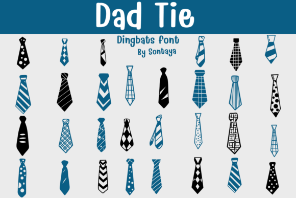 Dad Tie Fonts for Creative and Professional Use