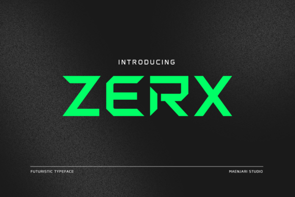 Embrace the Future of Typography with Zerx