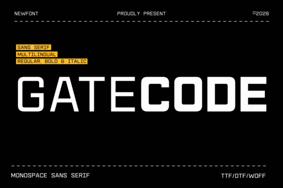 Gatecode: The Modern Monospace Font for Digital-First Branding