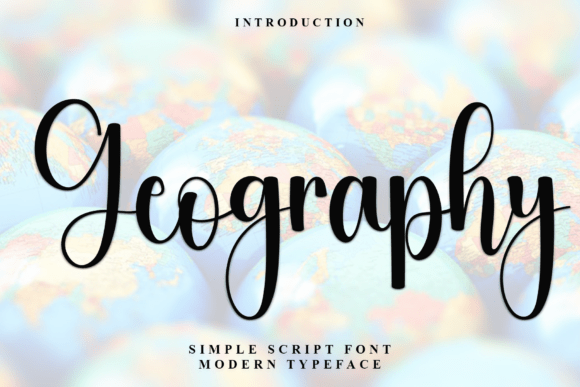 Geography: A Unique Font for Distinctive Design Projects