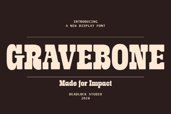 Gravebone: The Monumental Slab Serif for Bold Branding