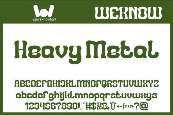 Heavy Metal: A Retro-Modern Display Font for Bold Creativity