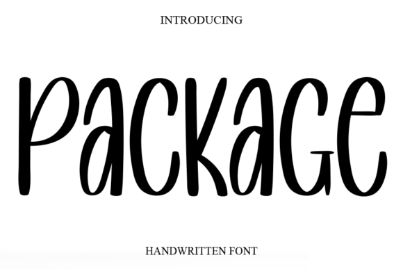 Package: Elevate Your Designs with a Sweet Handwritten Font