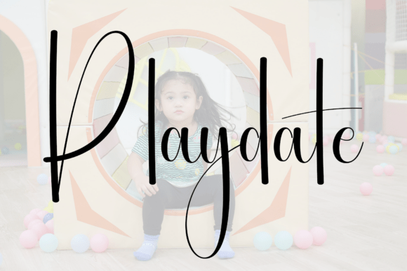 Playdate: A Modern Handwritten Script Font